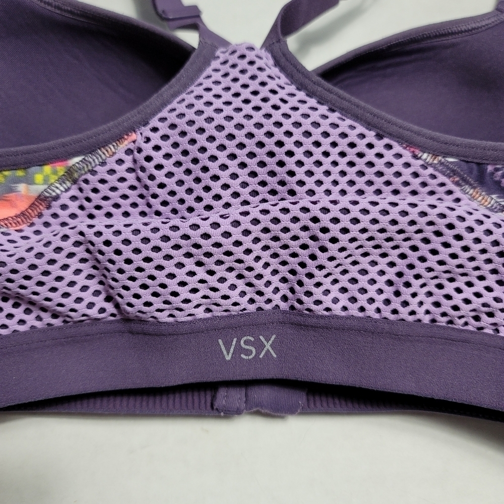VSX Victoria's Secret Sport Zip Front Bra 34D - Picture 4 of 7